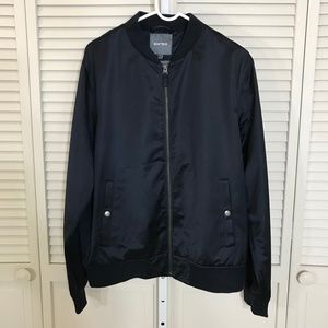 Bonobos Navy Blue Bomber Jacket Large
